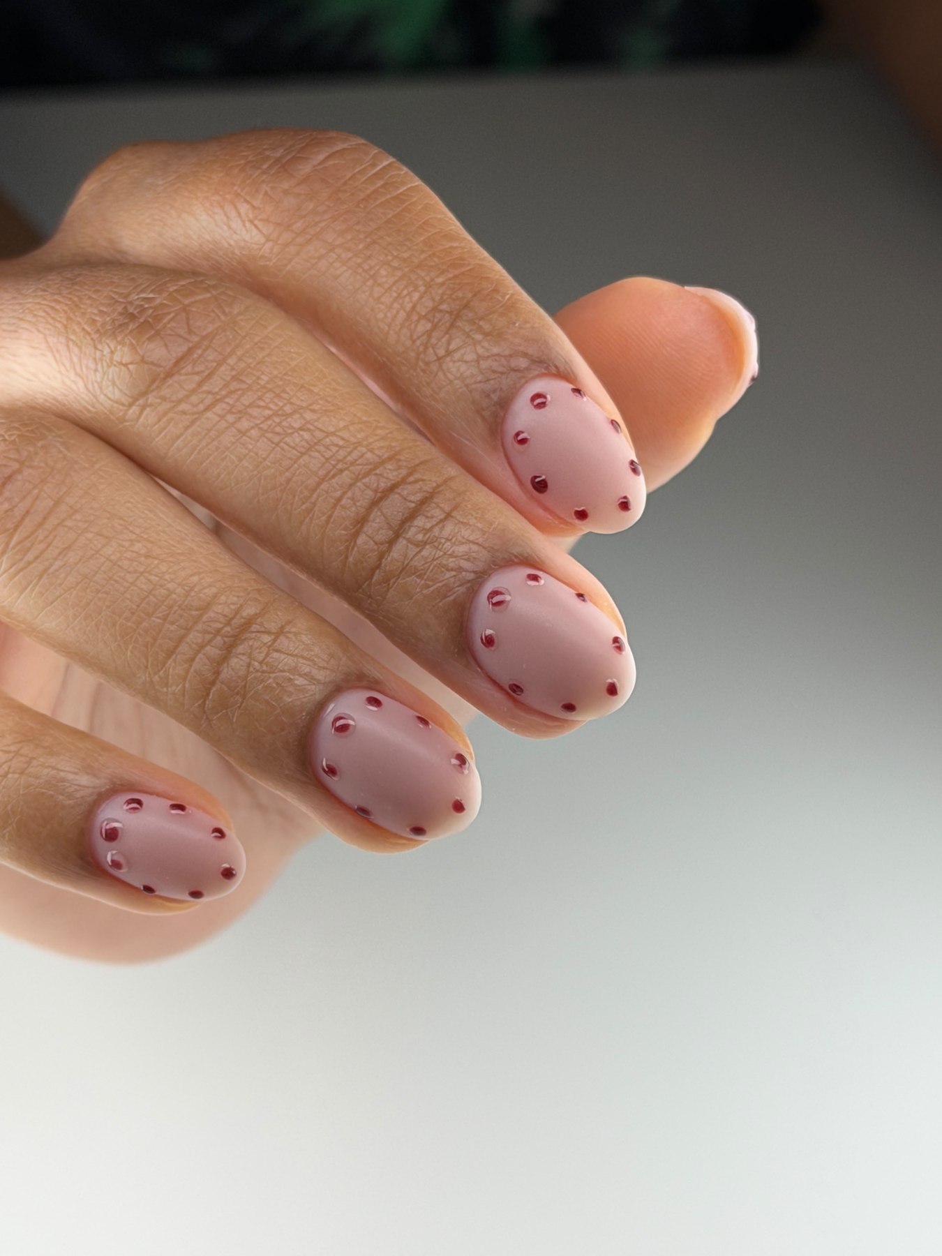 Manicura rusa combinada — trabajo realizado en MUSE Studio