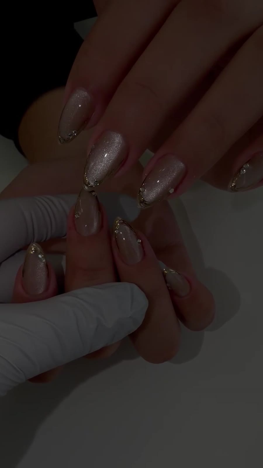Vídeo de Manicura rusa combinada